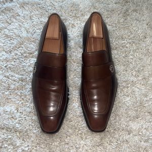 Gucci Leather Upper and Sole Moccasin Spirit Loafer in Cocoa